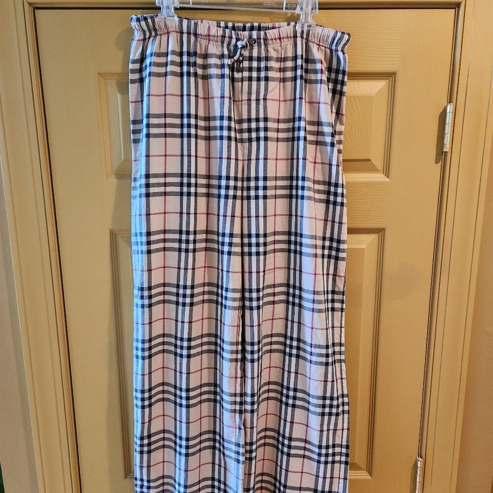 Burberry pajama pants nova check plaid